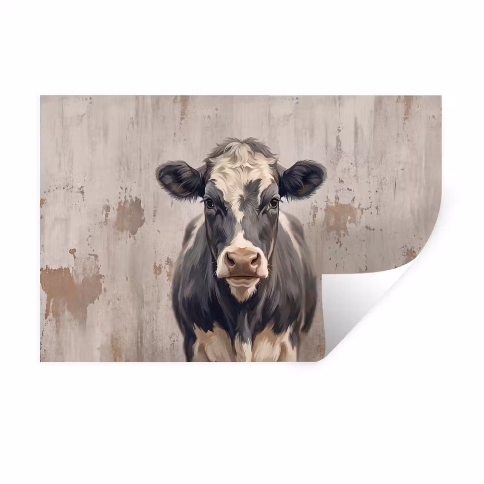 Muursticker - Koe - Portret - Dieren - Modern — 1