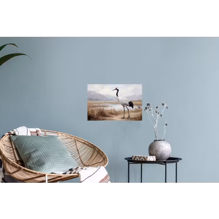Muursticker - Kraanvogel - Natuur - Realistisch — 4