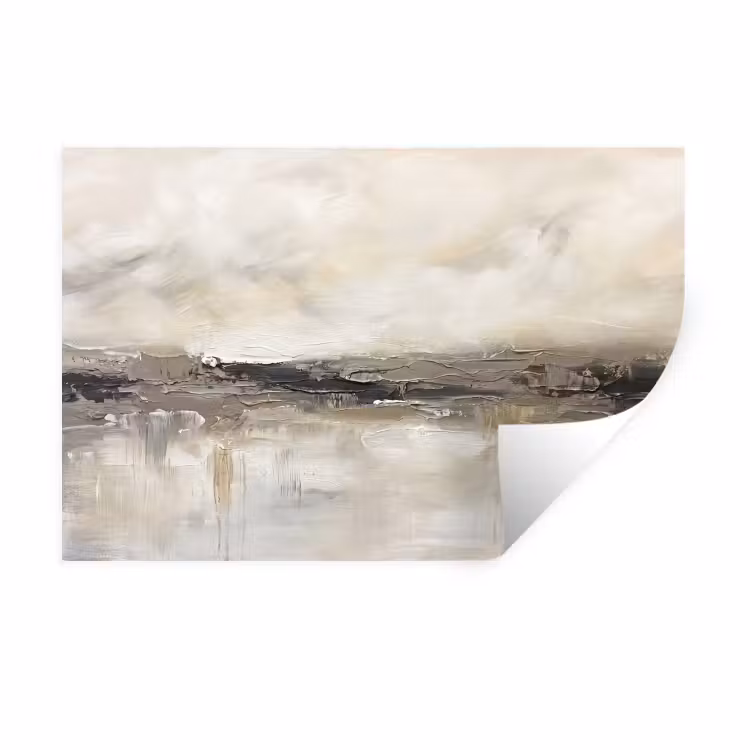 Muursticker - Landschap - Horizon - Natuur - Abstract - Neutraal — 1
