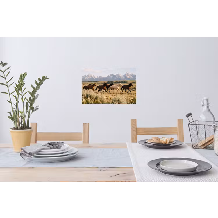 Muursticker - Paarden - Kudde - Bergen - Vrijheid - Wild — 3