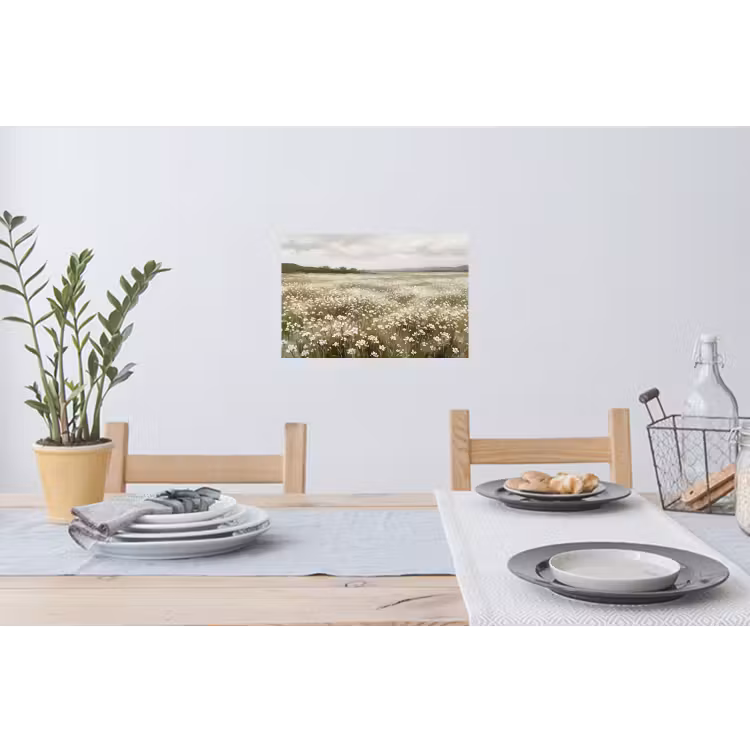 Muursticker - Illustratie - Landschap - Wit — 3