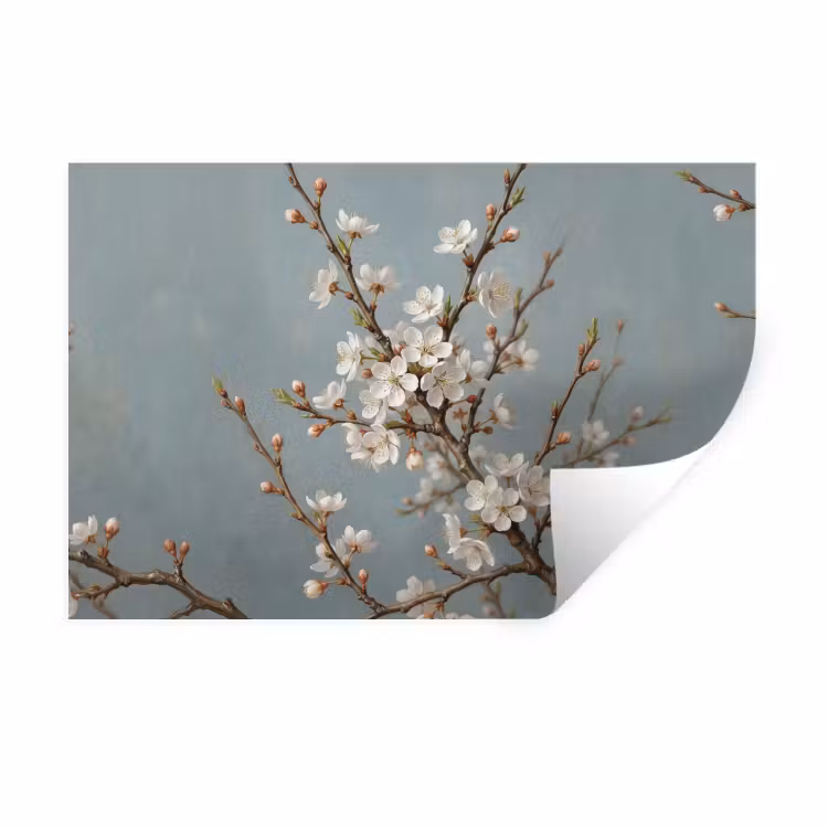 Muursticker - Botanisch - Stilleven - Blauw — 1