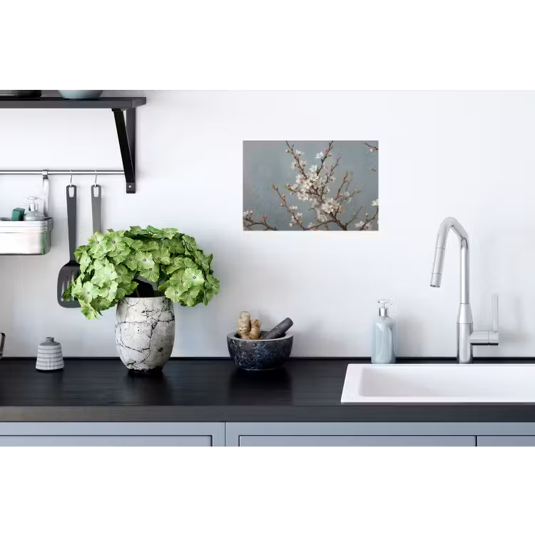 Muursticker - Botanisch - Stilleven - Blauw — 2