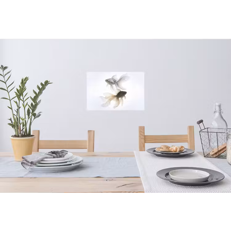 Muursticker - Goudvissen - Modern - Wit — 3