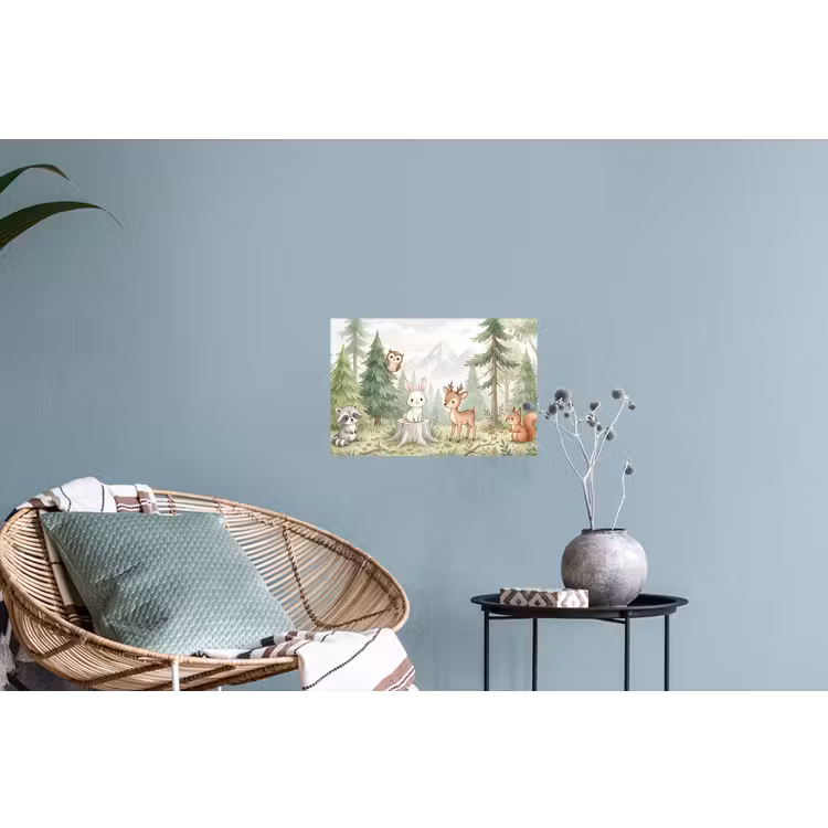 Muursticker - Bos - Dieren - Groen — 4