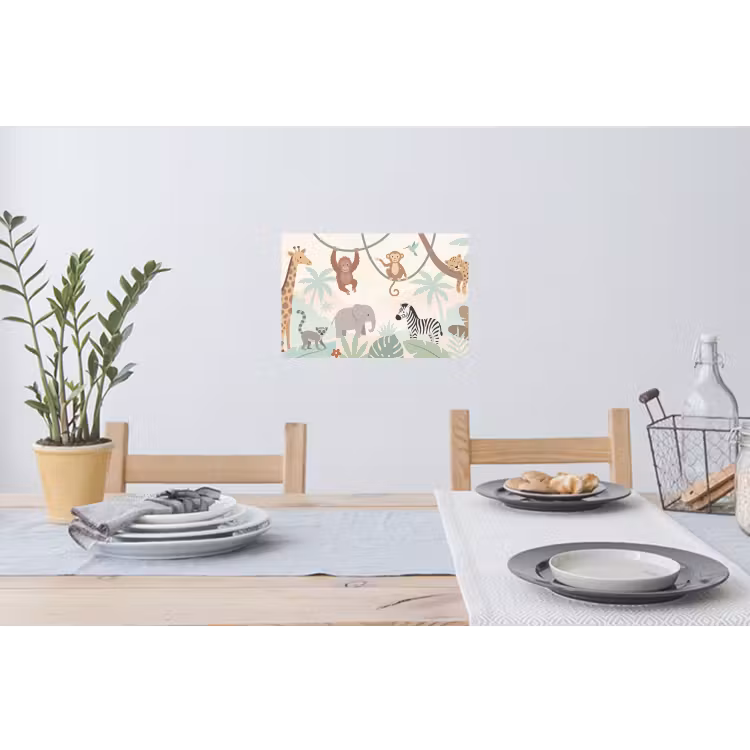 Muursticker - Jungle - Dieren - Groen — 3