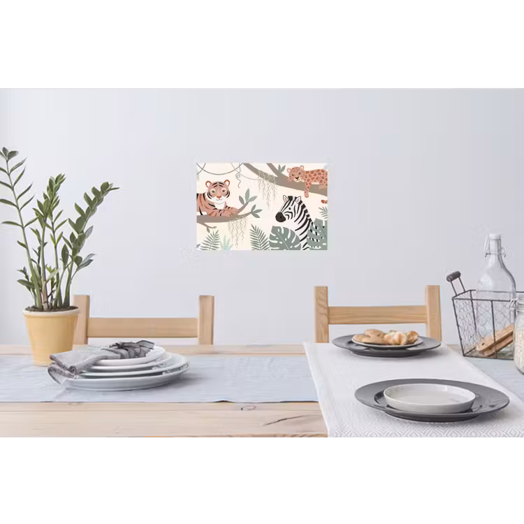 Muursticker - Jungle - Rustiek - Pastel — 3