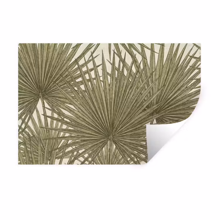 Muursticker - Blad - Tropisch - Patroon - Natuur - Groen — 1
