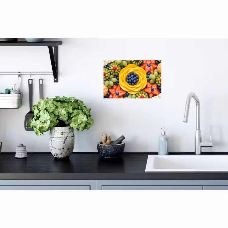 Muursticker - Fruit - Arrangement - Gezond - Kleurrijk - Eten — 2