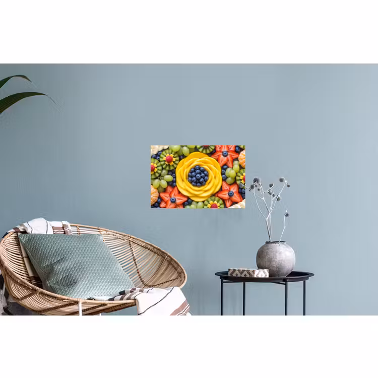 Muursticker - Fruit - Arrangement - Gezond - Kleurrijk - Eten — 4