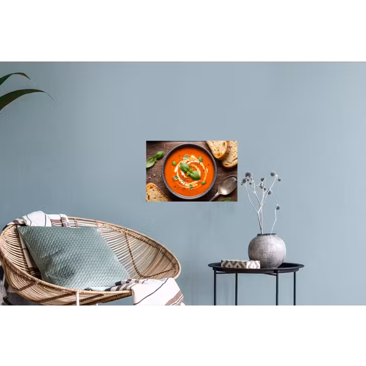 Muursticker - Eten - Soep - Basilicum - Rustiek - Rood — 4