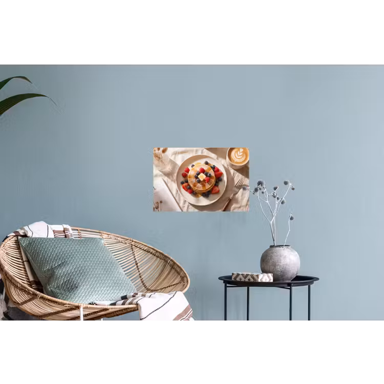 Muursticker - Pannenkoeken - Bessen - Ontbijt - Modern - Beige — 4