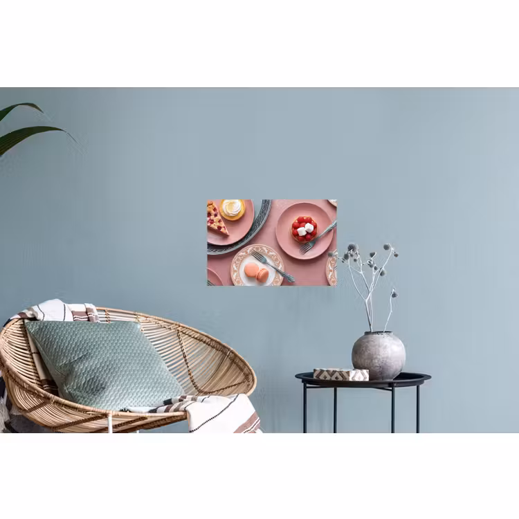 Muursticker - Dessert - Taart - Gebak - Zoet - Roze — 4