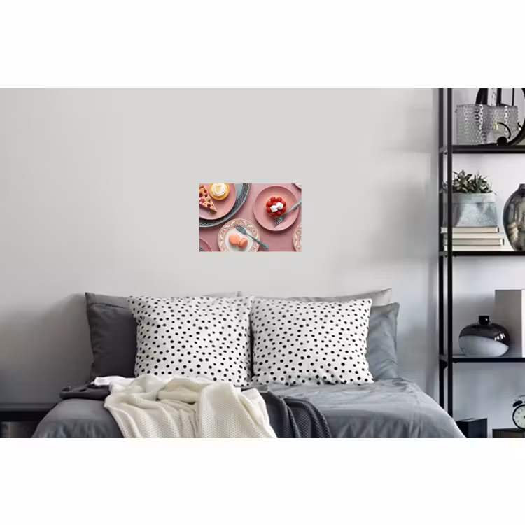 Muursticker - Dessert - Taart - Gebak - Zoet - Roze — 5