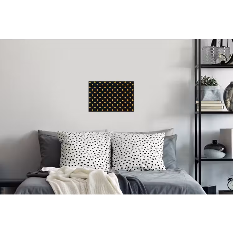 Muursticker - Polka Dot - Stippen - Goud - Zwart — 5