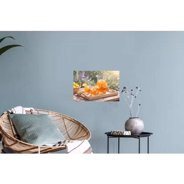 Muursticker - Drank - Citroen - Zomer - Tuin - Geel — 4