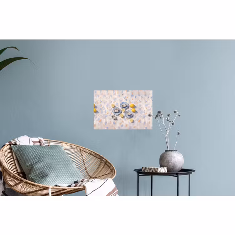 Muursticker - Eten - Oesters - Citroenen - Modern - Geel — 4