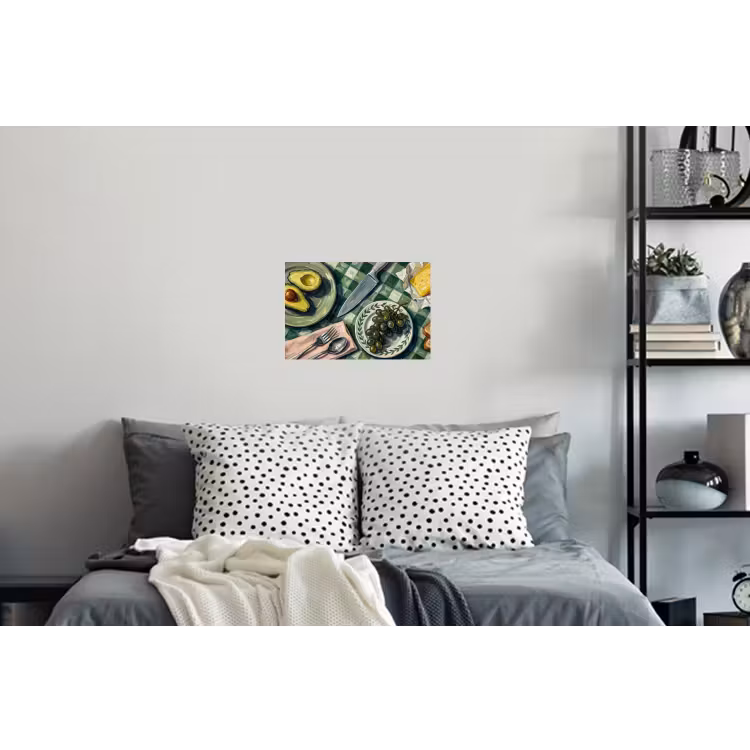 Muursticker - Eten - Ontbijt - Tafel - Modern - Groen — 5