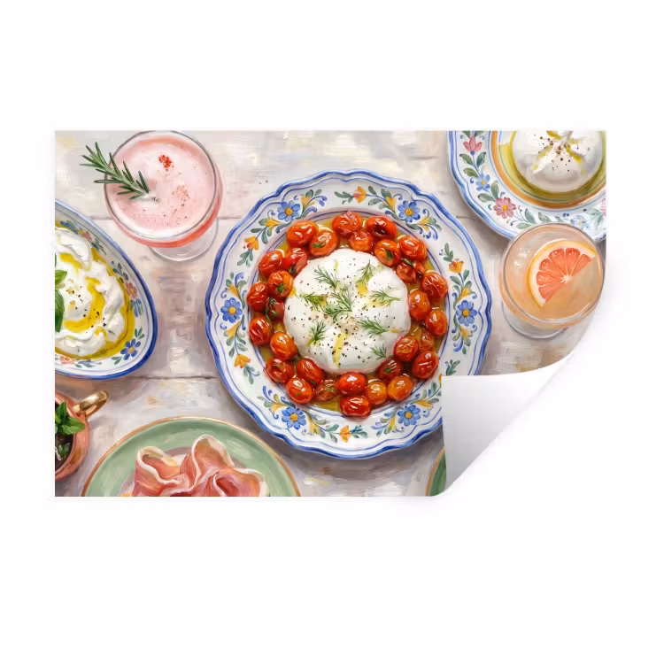 Muursticker - Eten - Tafel - Divers - Modern — 1