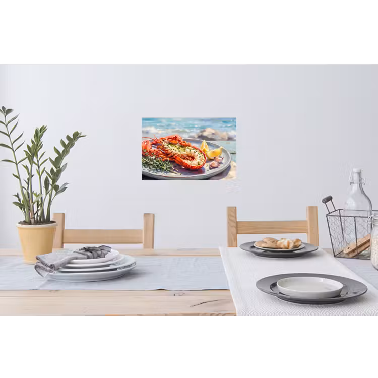 Muursticker - Eten - Zee - Kust - Modern - Blauw — 3