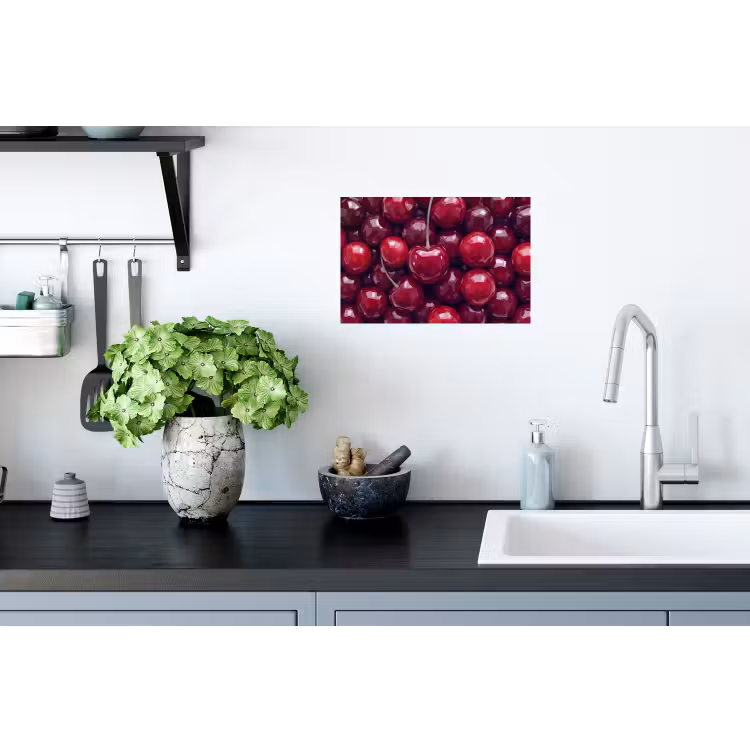 Muursticker - Fruit - Kersen - Eten - Modern - Rood — 2