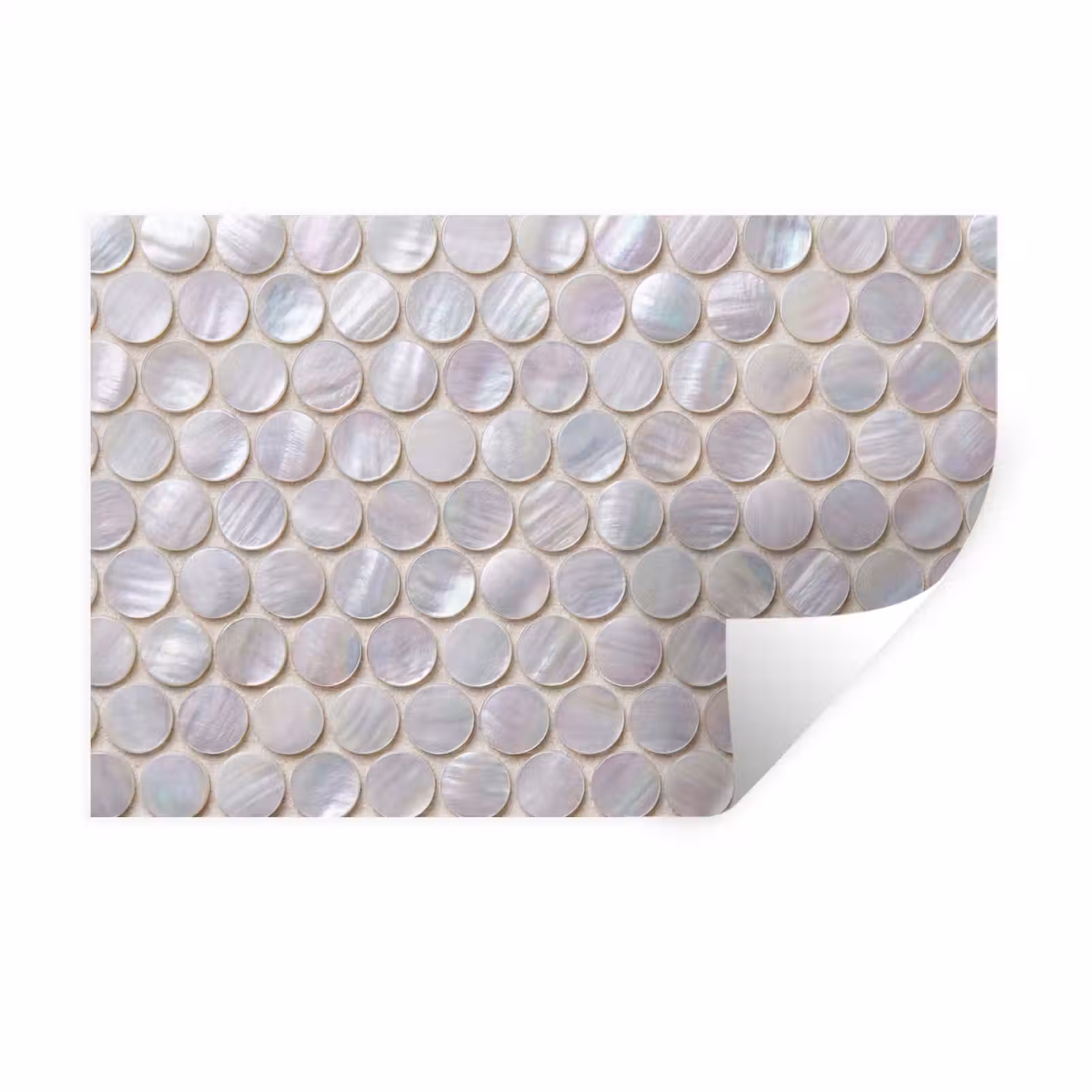 Muursticker - Patroon - Cirkels - Abstract - Modern - Wit — 1
