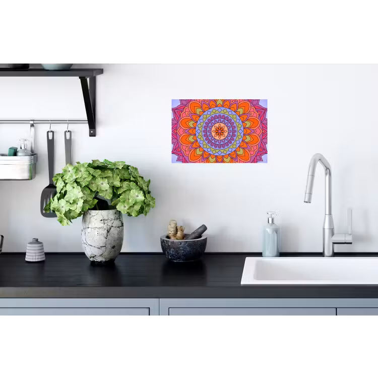 Muursticker - Mandala - Cirkel - Abstract - Kleurrijk - Patroon — 2
