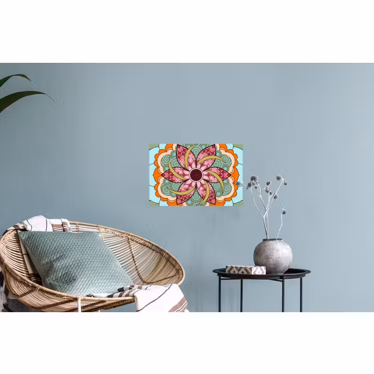 Muursticker - Mandala - Geometrisch - Kunst - Decoratief - Kleurrijk — 4