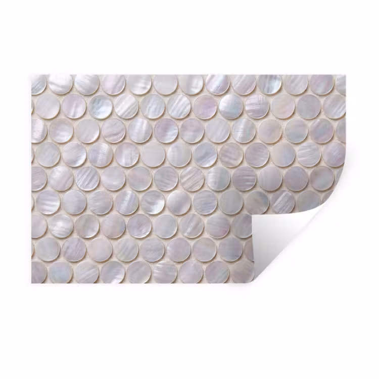 Muursticker - Patroon - Cirkels - Abstract - Modern - Wit — 1