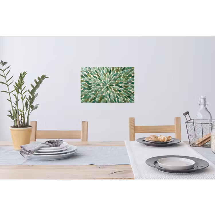 Muursticker - Patroon - Blad - Groen - Abstract — 3