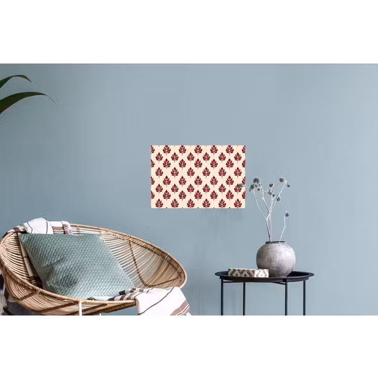 Muursticker - Botanisch - Patroon - Bordeaux — 4
