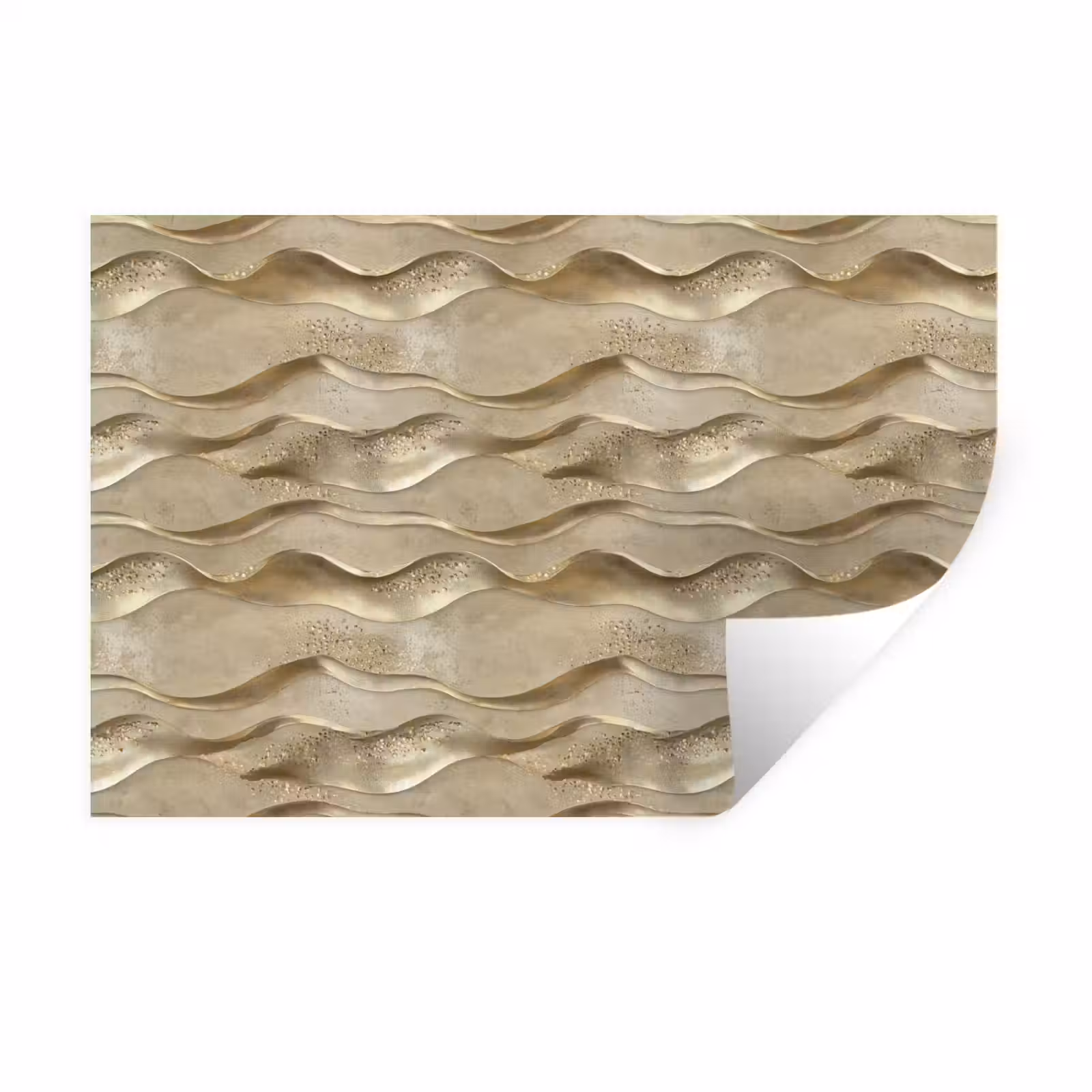 Muursticker - Golven - Patroon - Goud — 1