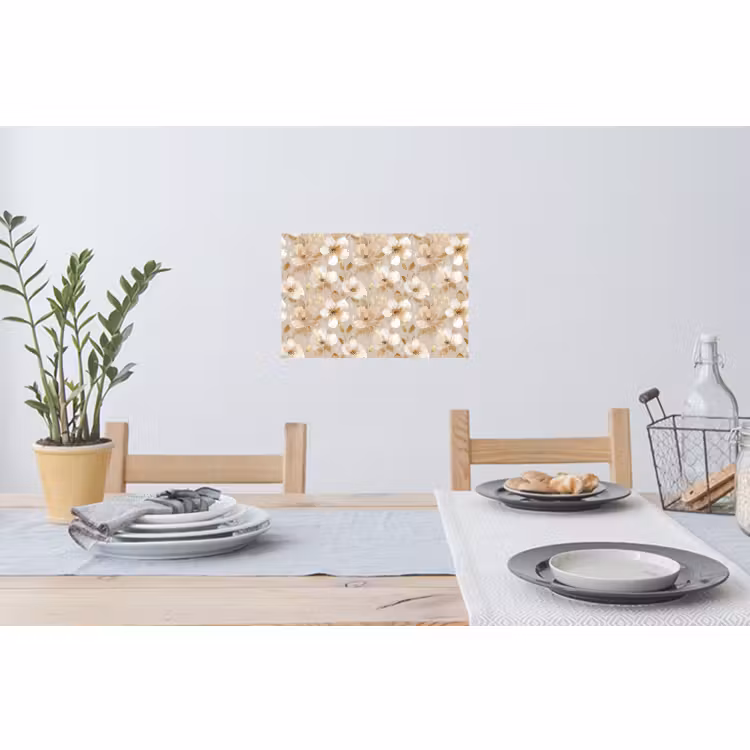 Muursticker - Bloemen - artistiek - Goud — 3