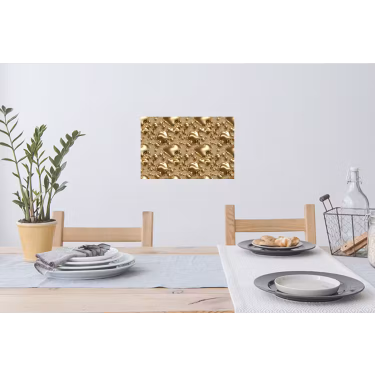 Muursticker - Druppels - Organisch - Goud — 3