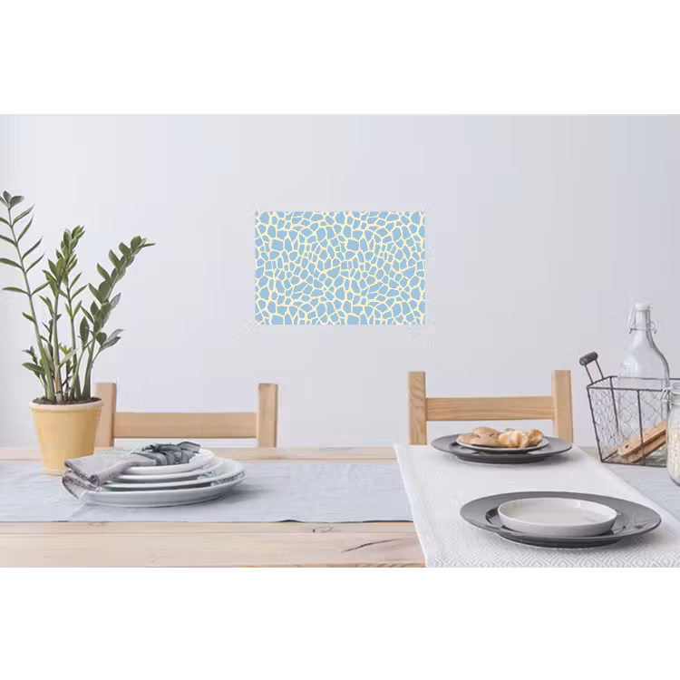 Muursticker - Giraf - Modern - Blauw — 3