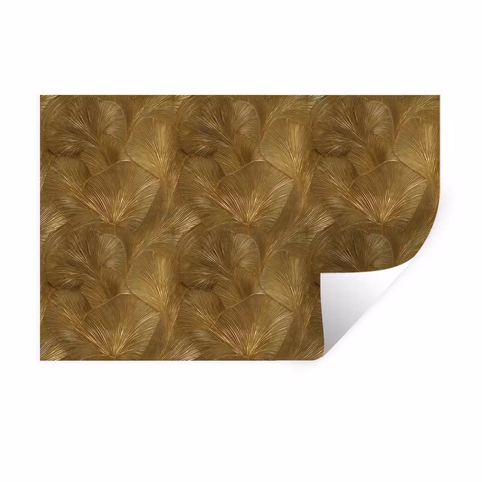 Muursticker - Organisch - Lijnen - Goud — 1