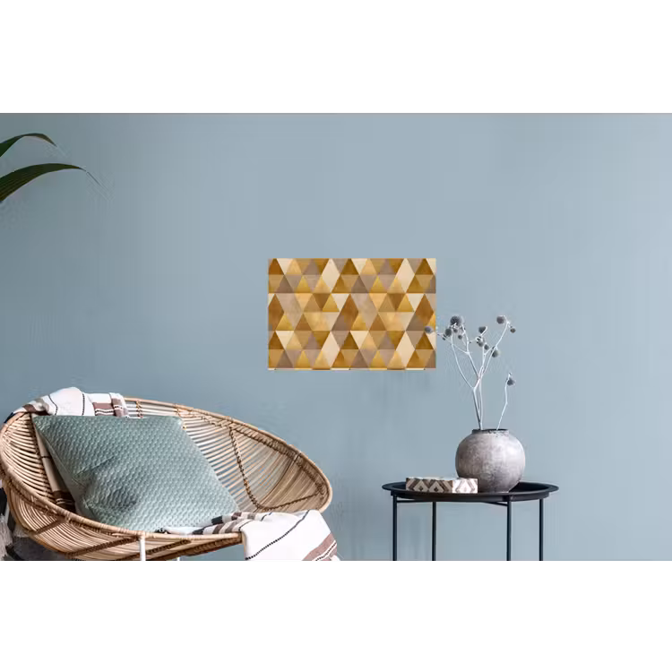 Muursticker - Geometrisch - Driehoek - Goud — 4
