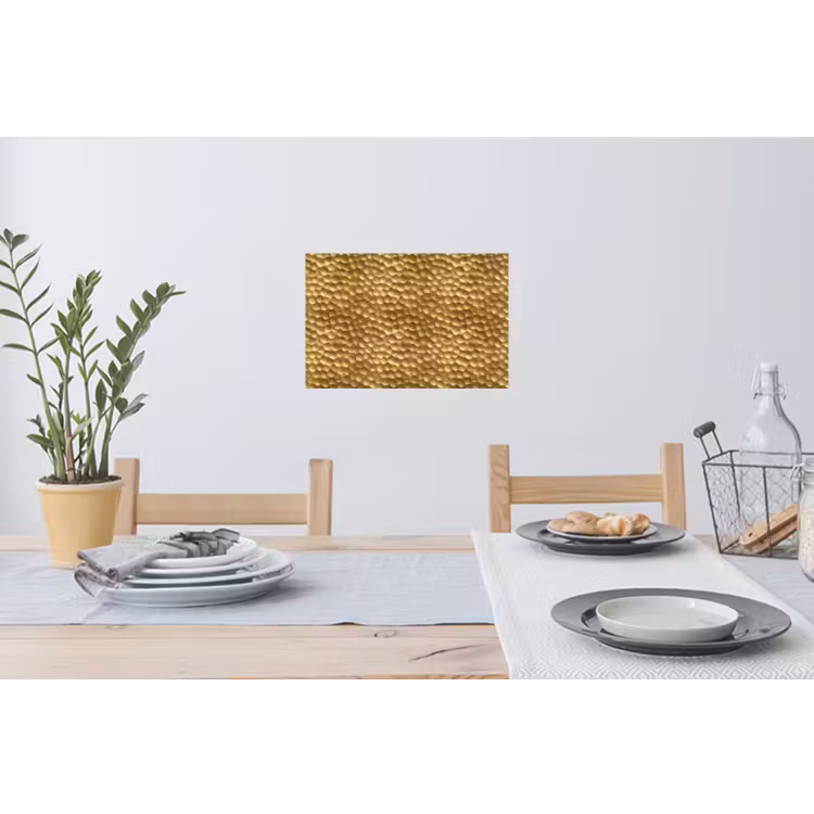 Muursticker - Metaal - Dynamisch - Goud — 3