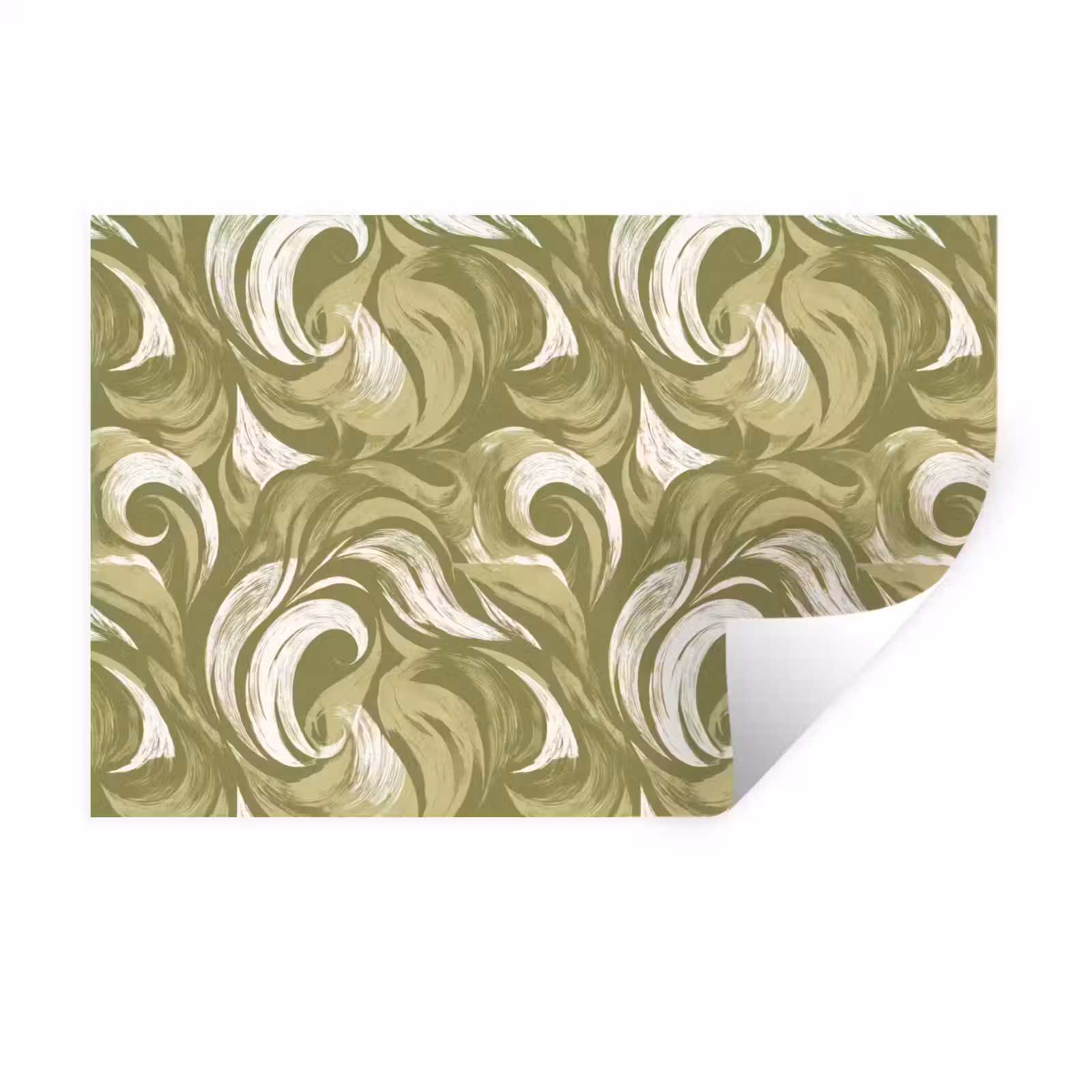 Muursticker - Abstract - Textuur - Groen — 1