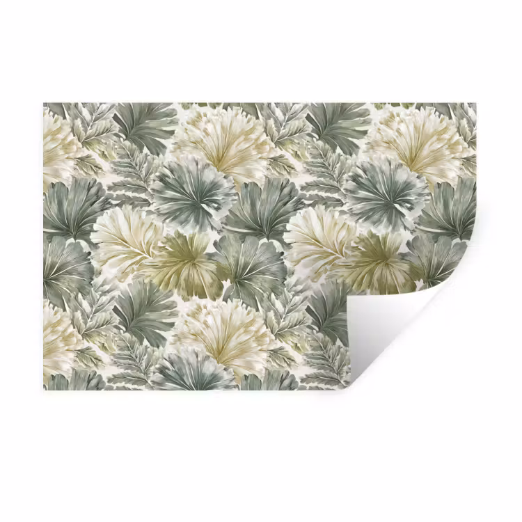 Muursticker - Bladeren - Botanisch - Groen — 1