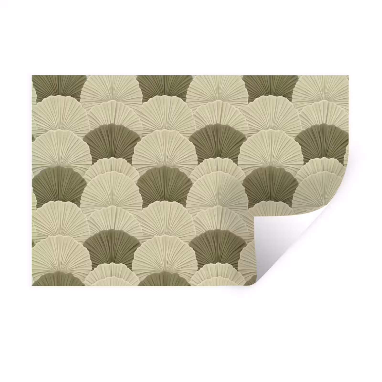 Muursticker - Bladeren - Structuur - Groen — 1