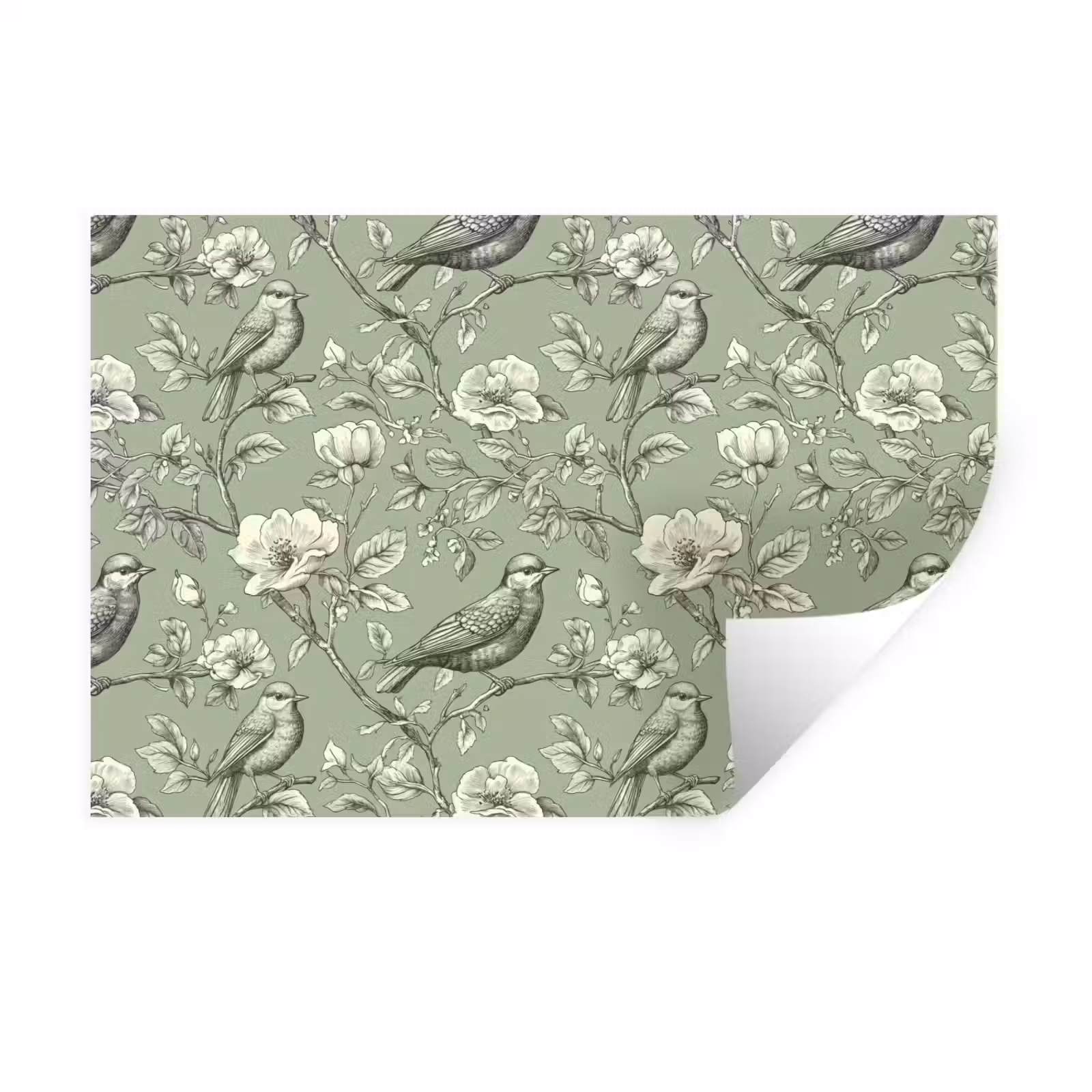 Muursticker - Klassiek - Botanisch - Groen — 1