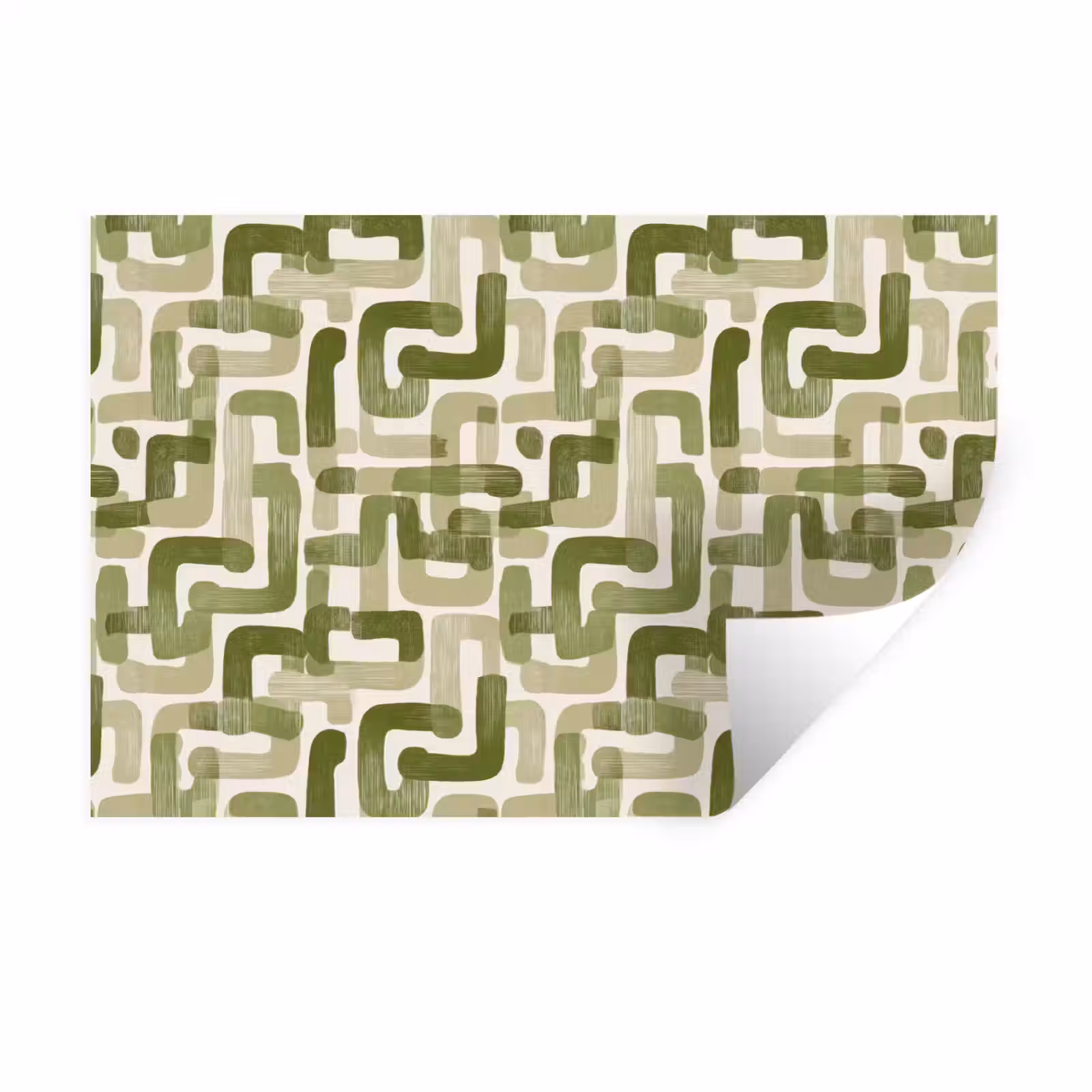 Muursticker - Modern - Grafisch - Groen — 1