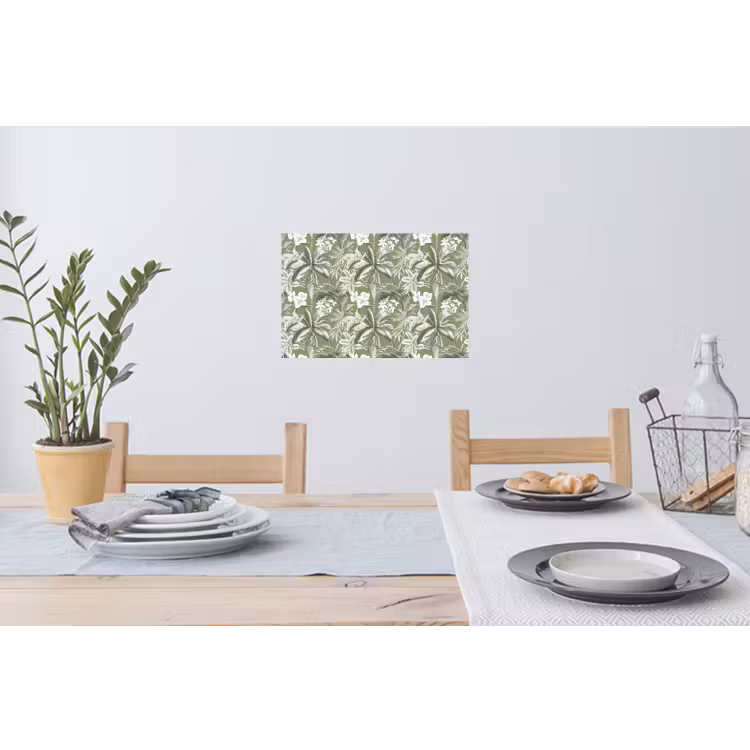 Muursticker - Botanisch - Bloemen - Groen — 3