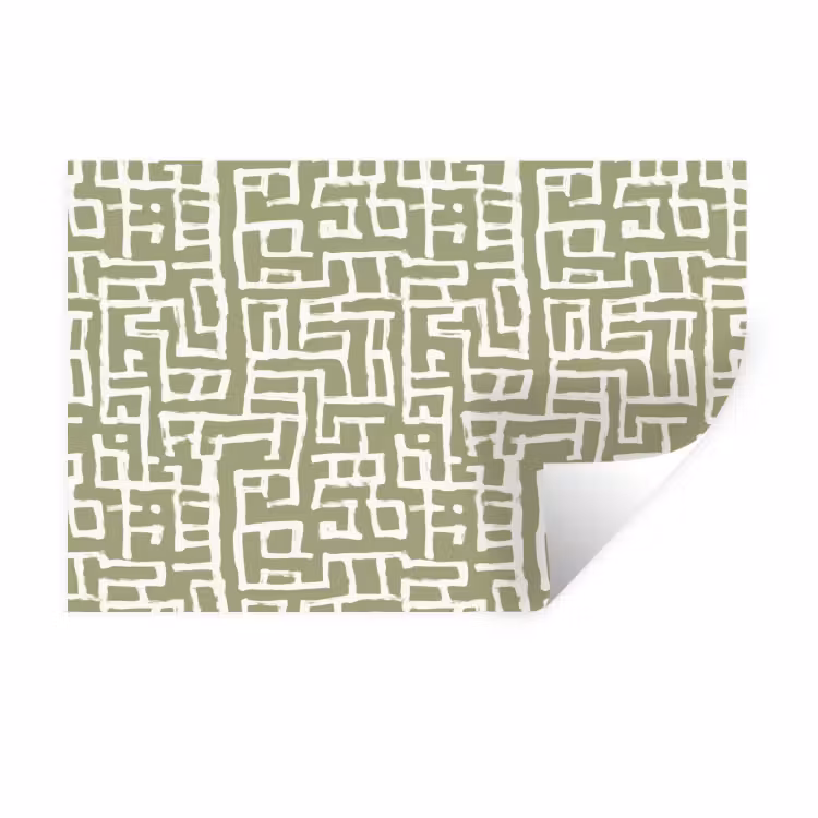 Muursticker - Grafisch - Patroon - Groen — 1