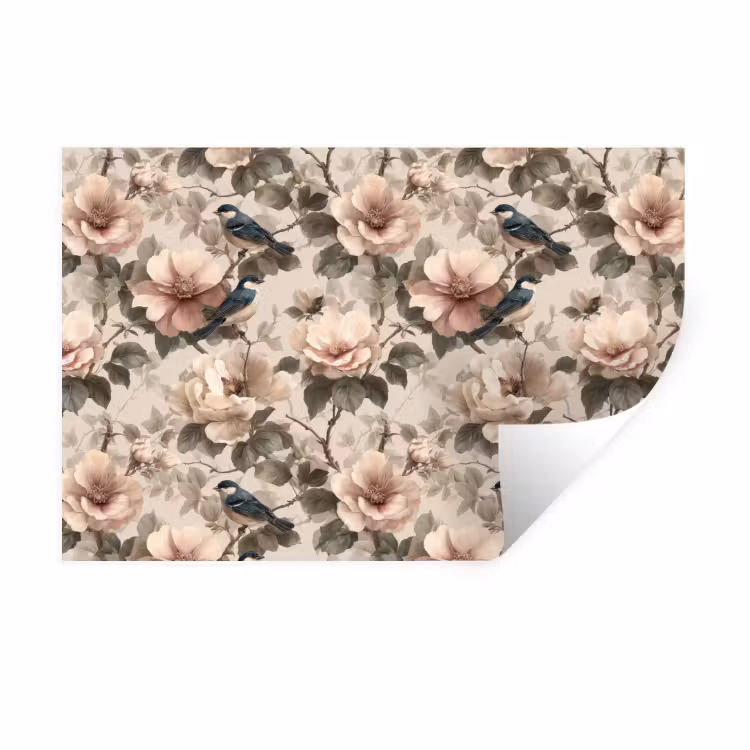 Muursticker - Klassiek - Vogels - Kleurrijk — 1