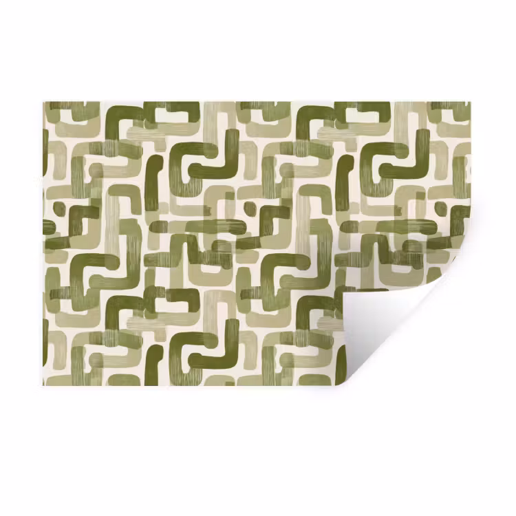 Muursticker - Modern - Grafisch - Groen — 1
