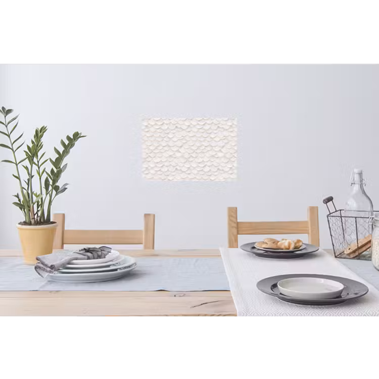 Muursticker - Schubben - Wit - Elegant — 3