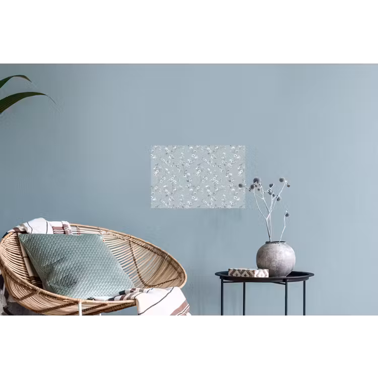 Muursticker - Klassiek - Bloemen - Blauw — 4