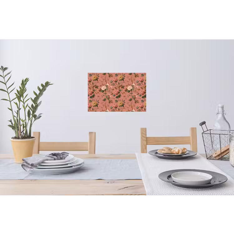 Muursticker - Klassiek - Botanisch - Roze — 3